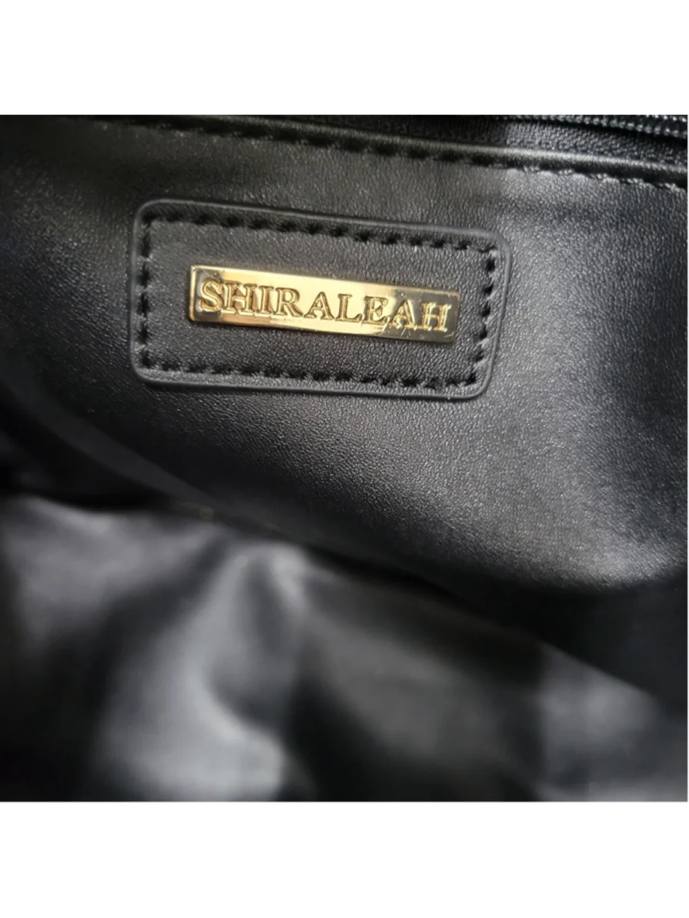 SHIRALEAH Women's Double Handle Satchel Black Medium Bag Pre-owned Condition